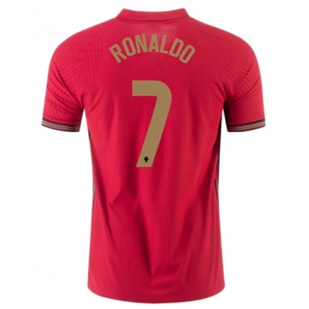 Billiga Fotbollströjor Portugal Cristiano Ronaldo 7 Hemma tröja EM 2020 Kortärmad